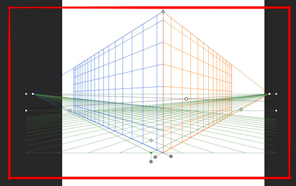 perspective grid tool in illustrator