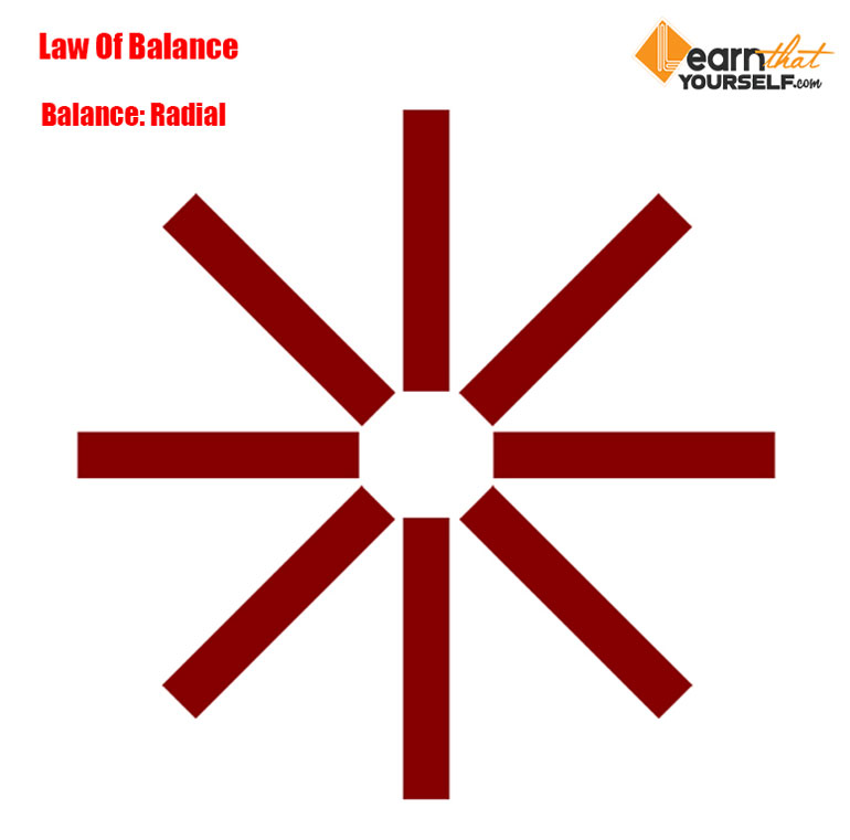radial balance in laws of design