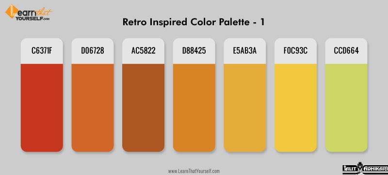 Retro color palette - 1