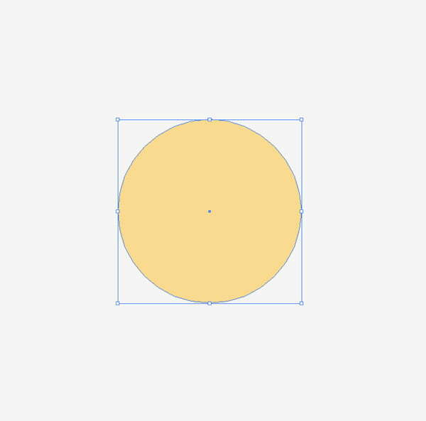 circle created using ellipse tool in illustrator