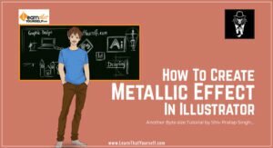 How to create metallic effect in illustrator