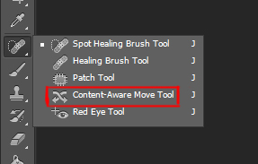 content aware move tool in photoshop
