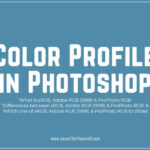 color profile in photoshop or graphic design